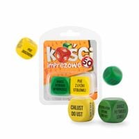 Zabawka - Kości Imprezowe- Na 50 Urodziny - Różne Kolory