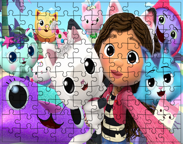 Puzzle Koci Domek Gabi zdjęcie 1
