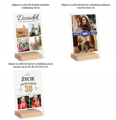 Podziękowanie prezent dla rodziców na ślub Wasze zdjęcie na szkle w 1 dzień na Arena.pl