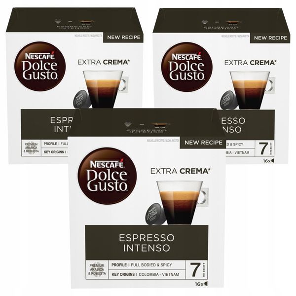 Kapsułki Nescafe Dolce Gusto Espresso Intenso 3x16 zdjęcie 1