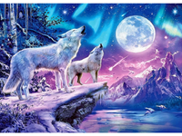 WILKI HAFT DIAMENTOWY OBRAZ