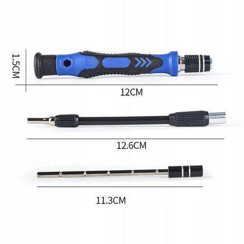 ZESTAW WKRĘTAKÓW ŚRUBOKRĘTÓW BITÓW PRECYZYJNE WYMIENNE W ETUI 75 na Arena.pl