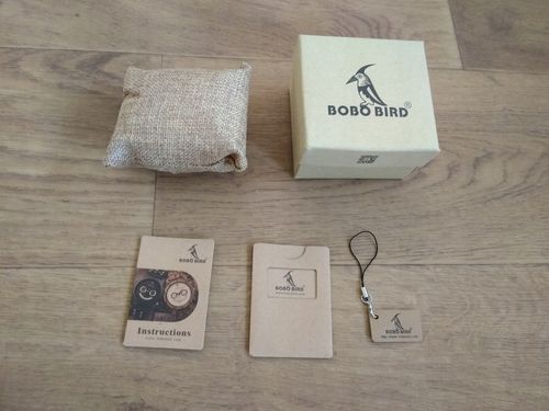 Drewniany zegarek BOBO BIRD P20-6 Unisex Bobobird na Arena.pl