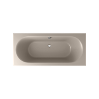 Oceana Wanna prostokątna 180x80 cm, cappucino mat