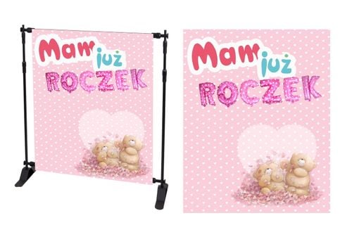 TŁO FOTOGRAFICZNE ścianka do zdjęć 18stka urodziny na Arena.pl