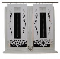 Panel EKRAN ażurowy firana koralik kryształ GLAMUR