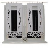 Panel EKRAN ażurowy firana koralik kryształ GLAMUR