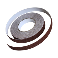 TAŚMA P14300 25mm/18m ANTYPOŚLIZGOWA 1-STR LEPNA, BRĄZOWA