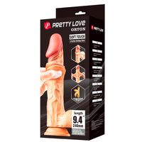 Orton Realistyczne Dildo 9,4" Z Ruchomą Skórą Baile Sliding Skin