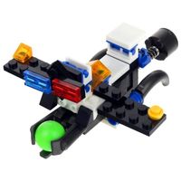 Klocki Konstrukcyjne 2w1 Auto Policyjne Samolot