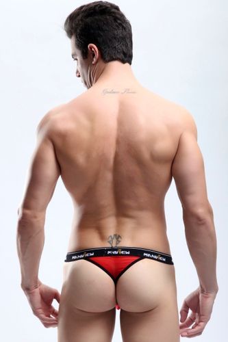 Stringi męskie Manview Open Mesh Red M na Arena.pl