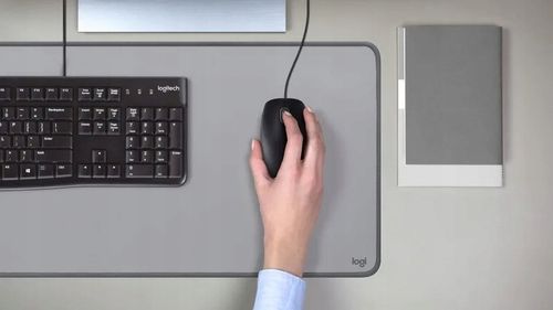 ZESTAW CICHA MEMBRANOWA KLAWIATURA I MYSZ PRZEWODOWA LOGITECH MK120 na Arena.pl