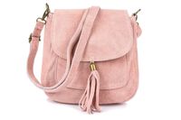 Torebka skórzana Damska Zamszowa Listonoszka retro X40