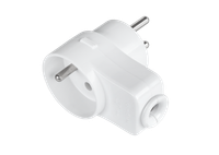 Wtyczka kątowa z gniazdem i uziemieniem WTG-10