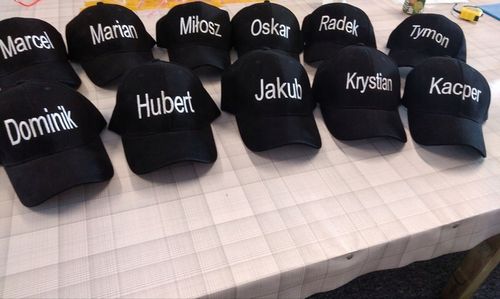 CZAPKA BEJSBOLÓWKA HAFT LOGO NAPISEM NADRUKIEM na Arena.pl