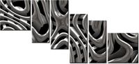 100CM 220CM OBRAZ 6 ELEM ŻYWA ABSTRAKCJA ŚCIENNY