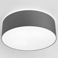 Sufitowa LAMPA nowoczesna CAMERON 9682 Nowodvorski okrągły plafon abażurowy szary