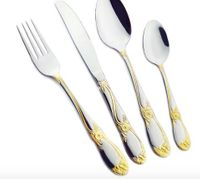 Zestawy Sztućców - New Design - POZŁACANE 24 szt