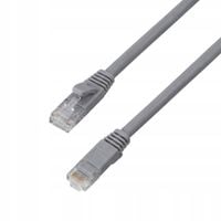 Przewód CAT 6A płaski kabel sieciowy U/UTP szary 20M PVC 32AWG Spacetronik