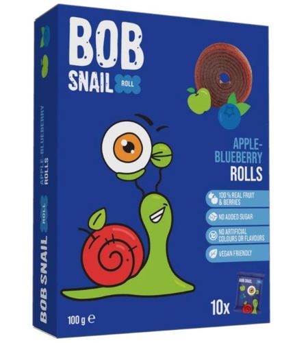 BOB SNAIL Przekąska jabłko - borówka 100gr na Arena.pl