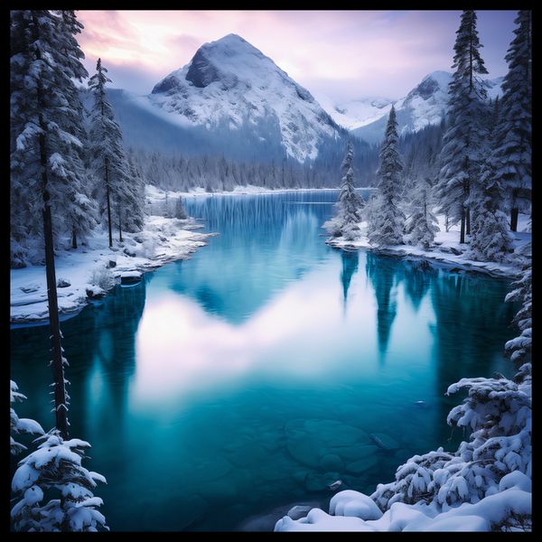 Plakat 50x50cm Górzyste Prześwity zdjęcie 2