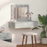 Toaletka Szary 83 x 40 x 70 cm Materiał drewnopochodny