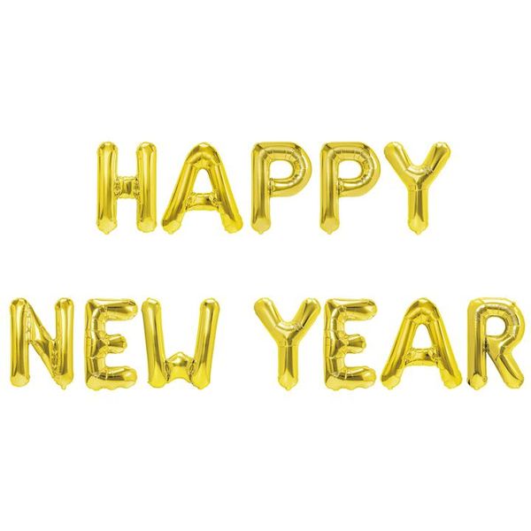 Balon happy new year na sylwester zdjęcie 1