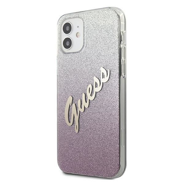 Etui Guess do iPhone 12 mini, Różowy zdjęcie 2