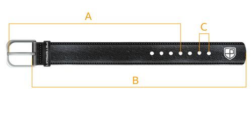 pasek męski ptn ltp-09-100-2882 black na Arena.pl