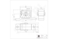 Poduszka silnika HONDA CIVIC VII 2001 2002 2003 2004 2005