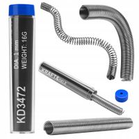 Cyna lutownicza spoiwo z topnikiem 3m 16g 1mm kraft&dele KD3472