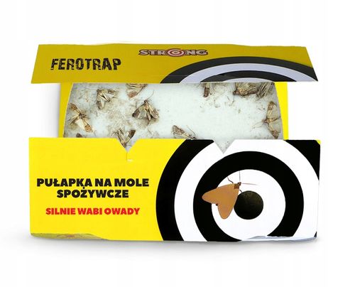 5X PUŁAPKA NA MOLE SPOŻYWCZE. SILNIE WABIĄCY LEP NA MOLE FEROTRAP na Arena.pl