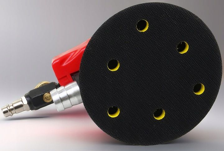 SZLIFIERKA OSCYLACYJNA PNEUMATYCZNA MIMOŚRODOWA DREWNA METALU 125mm 2,5mm zdjęcie 15