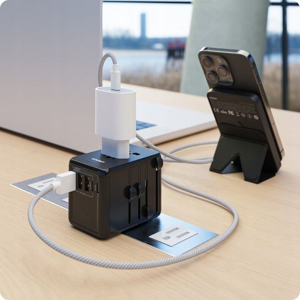 VOOMY Y30 Adapter Podróżny 3x USB-A 2x USB-C zdjęcie 2