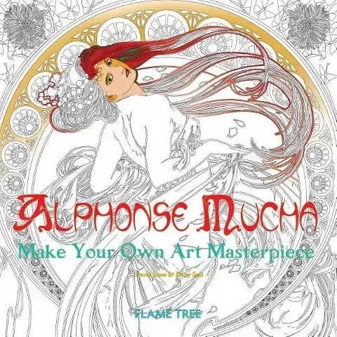 Alphonse Mucha (Art Colouring Book) zdjęcie 1