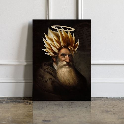 Obraz na płótnie dragon ball super saiyan 50x70 cm na Arena.pl
