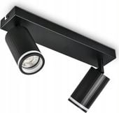 Reflektor sufitowy LED 2-punktowy lampa nowoczesna czarna
