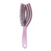 Fox Flex Brush Nylon&Boar Szczotka do włosów z włosiem dzika Rose Violet Mat