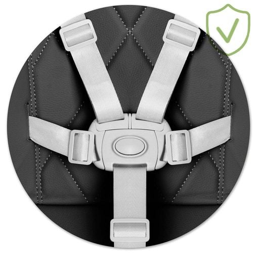 Krzesełko do karmienia Nukido Elite czarne na Arena.pl