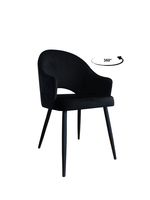 Krzesło obrotowe Velvet podstawa czarna MG19