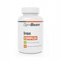 ŻELAZO COMPLEX ŻELAZO CYNK ODPORNOŚĆ ZMĘCZENIE ZDROWIE - GymBeam 120 kaps