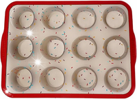 Forma do Pieczenia Muffinek Babeczek Slikonowa na 12 sztuk 37 x 27 cm
