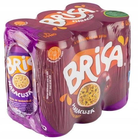 Brisa marakuja napój gazowany z Madery ZESTAW 6 puszek 6x330ml na Arena.pl
