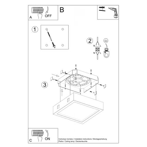 Plafon RIZA beton na Arena.pl