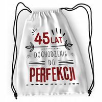 Plecak Urodziny 45 45Te Sportowy Szkolny Worek Z Nadrukiem Ze Zdjęciem