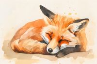 Plakat 60x40cm Akwarelowa Sielanka