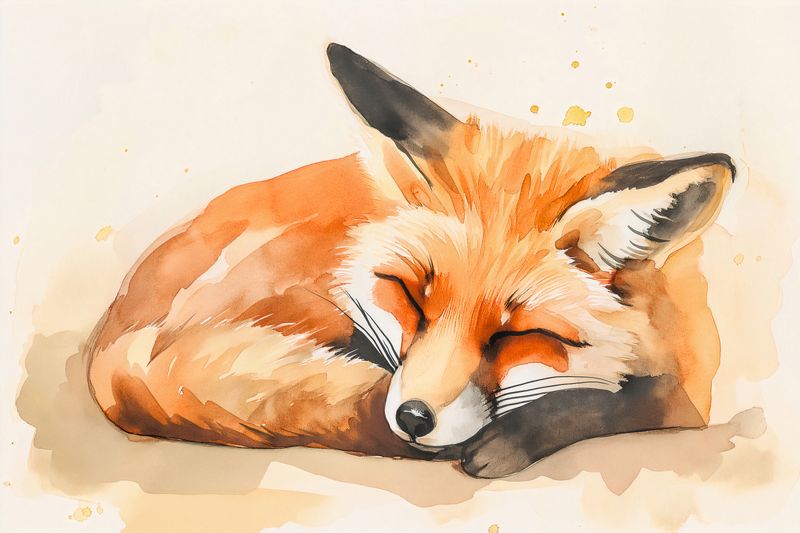 Plakat 60x40cm Akwarelowa Sielanka zdjęcie 1