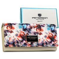 portfel damski skóra+pu ptn px24-pf2-4887 blue