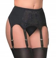 Seksowny pas do pończoch Retro Vintage wysoka talia