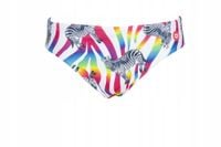 Kąpielówki slipy męskie na basen treningowe pływanie Arena Crazy Zebras D8